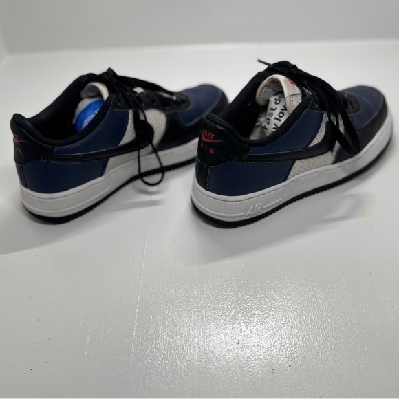 Nike Kids' Black and Blue Nike Air Force One size 4.5 Y - Picture 5 of 11